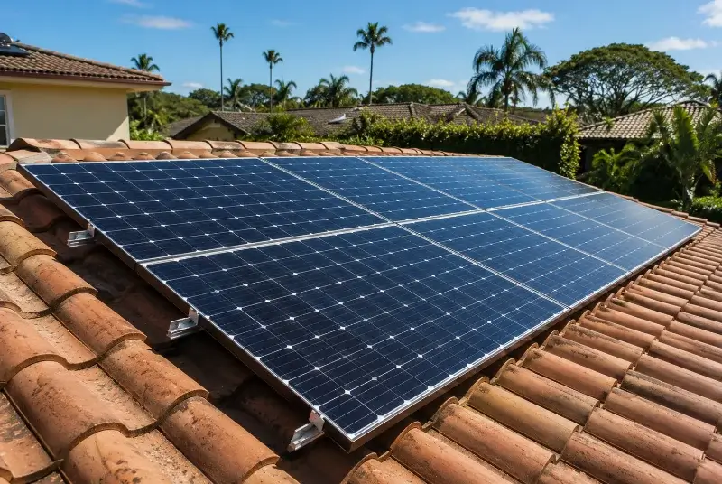 Installation de panneaux solaires à Landéan